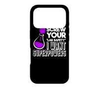 Funny Nerdy I want Superpowers Periodic Chemistry Teacher Case for iPhone 17 Pro