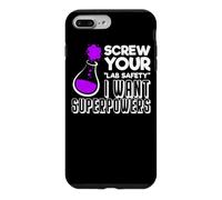Funny Nerdy I want Superpowers Periodic Chemistry Teacher Case for iPhone 7 Plus/8 Plus