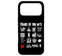 Funny Nerdy Iconic Alternative Rock Bands of the 90s White Case for iPhone 17 Pro Max