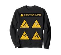 Funny Nerdy Know Your Slopes Algebra Geometry Math Teacher Sweatshirt