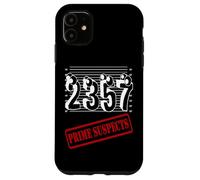 Funny Nerdy Prime Suspects Algebra Math Pun Math Teacher Case for iPhone 11