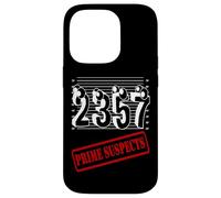Funny Nerdy Prime Suspects Algebra Math Pun Math Teacher Case for iPhone 14 Pro