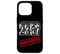 Funny Nerdy Prime Suspects Algebra Math Pun Math Teacher Case for iPhone 16 Pro