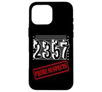 Funny Nerdy Prime Suspects Algebra Math Pun Math Teacher Case for iPhone 16 Pro Max