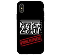 Funny Nerdy Prime Suspects Algebra Math Pun Math Teacher Case for iPhone X/XS