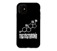 Funny Nerdy Testosterone Chemical Formula Chemistry Teacher Case for iPhone 11