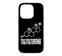 Funny Nerdy Testosterone Chemical Formula Chemistry Teacher Case for iPhone 14 Pro