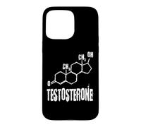 Funny Nerdy Testosterone Chemical Formula Chemistry Teacher Case for iPhone 15 Pro Max