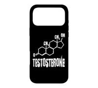 Funny Nerdy Testosterone Chemical Formula Chemistry Teacher Case for iPhone 17 Pro Max