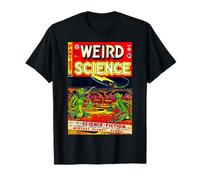 Funny Nerdy Weird Science Space Aliens Retro Comic Teacher T-Shirt