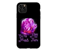 Funny Nerdy We're All Mad Here Cheshire Alice Book Nerd Case for iPhone 11 Pro Max