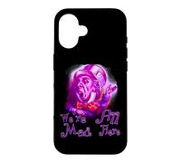 Funny Nerdy We're All Mad Here Cheshire Alice Book Nerd Case for iPhone 16