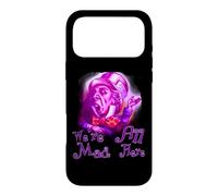 Funny Nerdy We're All Mad Here Cheshire Alice Book Nerd Case for iPhone 17 Pro Max