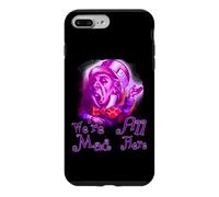 Funny Nerdy We're All Mad Here Cheshire Alice Book Nerd Case for iPhone 7 Plus/8 Plus