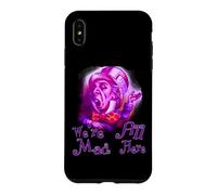 Funny Nerdy We're All Mad Here Cheshire Alice Book Nerd Case for iPhone XS Max