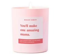 Funny New Baby Gift Pregnancy Mum Parenting Gifts Scented Soy Wax Pink Candle (One Amazing Mama)