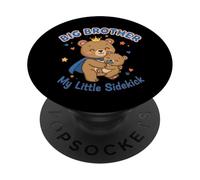 Funny New Big Brother Announcement Gift for Men Boys Sibling PopSockets Adhesive PopGrip