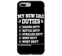 Funny New Dad Duties Tired Dad Fathers day Case for iPhone 7 Plus/8 Plus