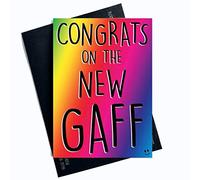 Funny New Home Card Congrats On The New Gaff New Home Card Funny Housewarming Card Gift First House Card New Home Card for Friend PC519
