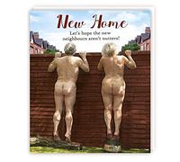 Funny New Home Congratulations Card - Cheeky Nutty Neighbours - Made in the UK - Eco-Friendly