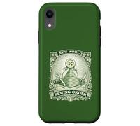 Funny New World Sewing Order Dollar Bill Parody Yarn Craft Case for iPhone XR