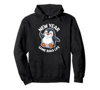 Funny New Year Same Baka Life Anime Penguin Kawaii Japan Pullover Hoodie