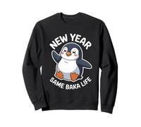 Funny New Year Same Baka Life Anime Penguin Kawaii Japan Sweatshirt