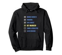 Funny Newlywed Humor for Bride and Groom Honeymoon Humor Pullover Hoodie