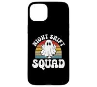 Funny Night Shift Squad Halloween Overnight Worker Case for iPhone 15 Plus