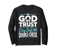 Funny Night Shift Warehouse Worker Logistics Crew Long Sleeve T-Shirt