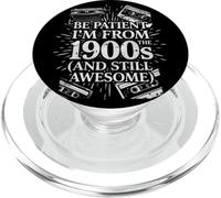 Funny Nighties Retro Humor, Be Patient I'm From The 1900s PopSockets PopGrip for MagSafe