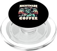 Funny Nightmare Before Coffee Zombie Girl PopSockets PopGrip for MagSafe