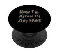 Funny Nightmare Story People Funny Txt Afraid Of Any Files PopSockets Adhesive PopGrip