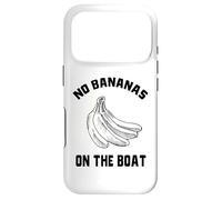 Funny No Bananas on Boat Banana Hater Boat Rules Case for iPhone 17 Pro