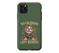Funny NO CRAYONS LEFT BEHIND Father Military Soldier Dad Son Case for iPhone 11 Pro Max