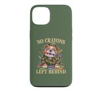 Funny NO CRAYONS LEFT BEHIND Father Military Soldier Dad Son Case for iPhone 13