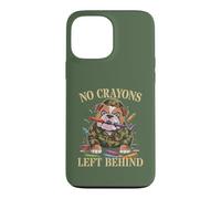 Funny NO CRAYONS LEFT BEHIND Father Military Soldier Dad Son Case for iPhone 13 Pro Max