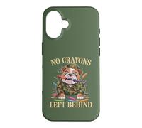 Funny NO CRAYONS LEFT BEHIND Father Military Soldier Dad Son Case for iPhone 16