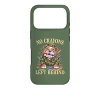 Funny NO CRAYONS LEFT BEHIND Father Military Soldier Dad Son Case for iPhone 17 Pro