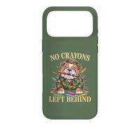 Funny NO CRAYONS LEFT BEHIND Father Military Soldier Dad Son Case for iPhone 17 Pro Max