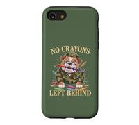 Funny NO CRAYONS LEFT BEHIND Father Military Soldier Dad Son Case for iPhone SE (2020) / 7/8