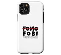 Funny No FOMO Introvert Men Women Case for iPhone 11 Pro