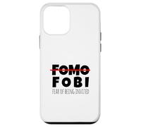 Funny No FOMO Introvert Men Women Case for iPhone 12 mini