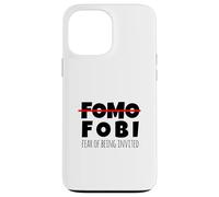 Funny No FOMO Introvert Men Women Case for iPhone 13 Pro Max