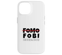 Funny No FOMO Introvert Men Women Case for iPhone 14