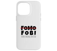 Funny No FOMO Introvert Men Women Case for iPhone 14 Pro Max