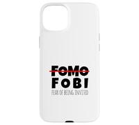 Funny No FOMO Introvert Men Women Case for iPhone 15 Plus