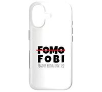Funny No FOMO Introvert Men Women Case for iPhone 17