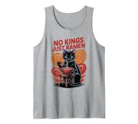 Funny NO Kings JUST Ramen Cat Mom Equality Empower Campaign Tank Top