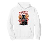 Funny NO KINGS JUST RAMEN In America Cat Mom Protest Resist Pullover Hoodie